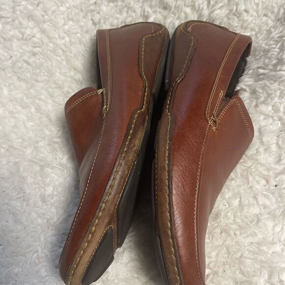 Cole Haan NikeAir Mens Brown Leather Slip On Casual Business Loafer SZ10M